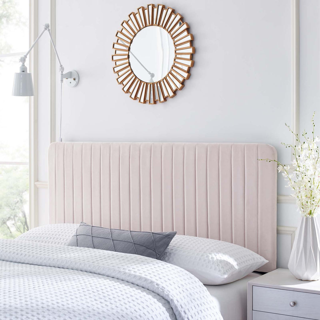 Milenna Channel Tufted Performance Velvet King/California King Headboard by Modway