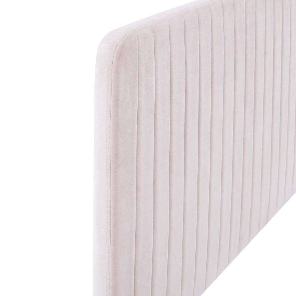 Milenna Channel Tufted Performance Velvet King/California King Headboard by Modway