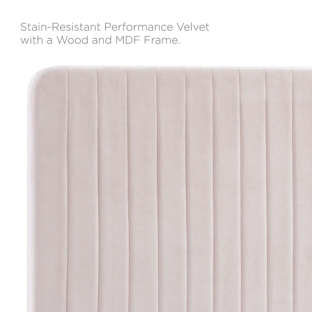 Milenna Channel Tufted Performance Velvet King/California King Headboard by Modway