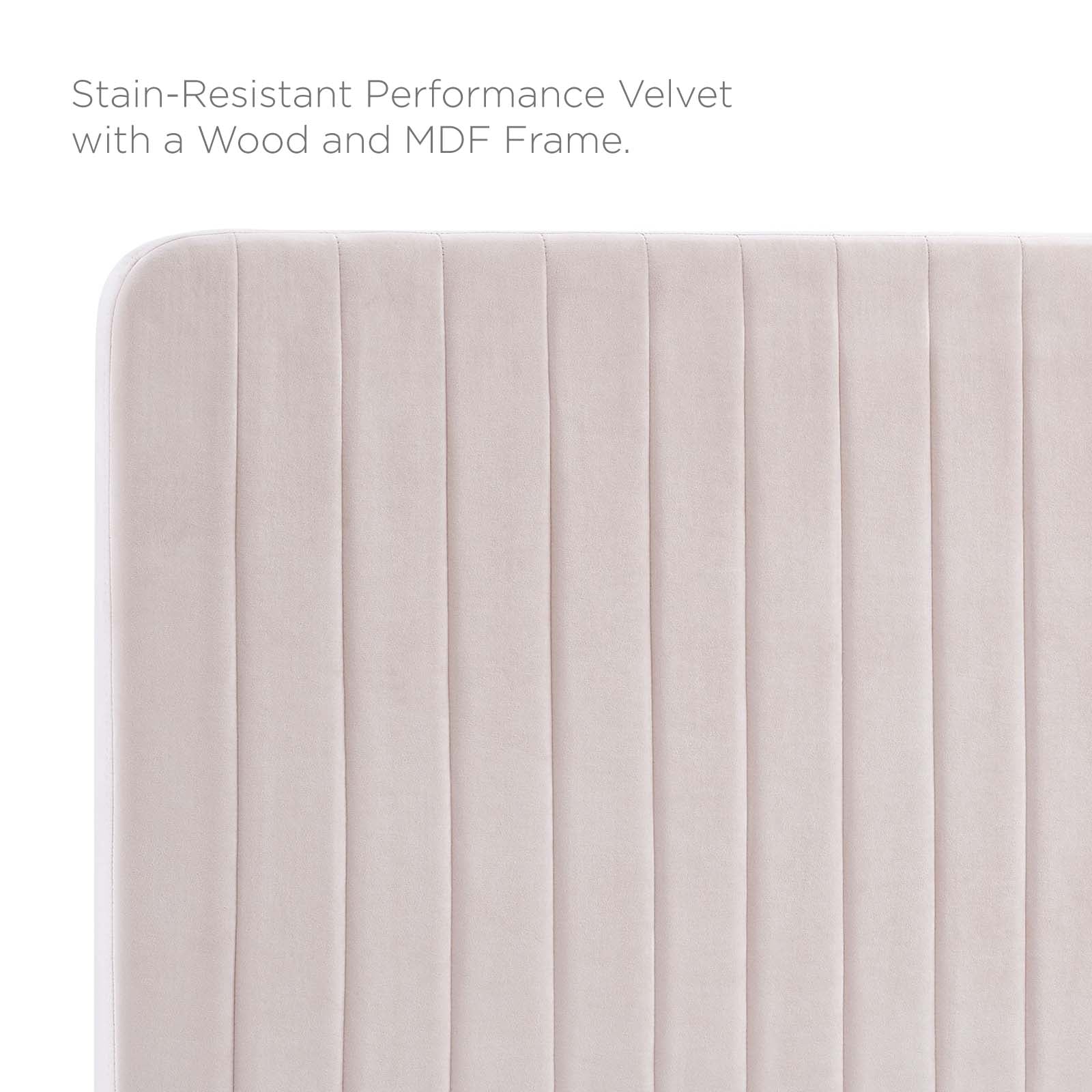 Milenna Channel Tufted Performance Velvet King/California King Headboard by Modway