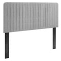 Milenna Channel Tufted Upholstered Fabric King/California King Headboard by Modway
