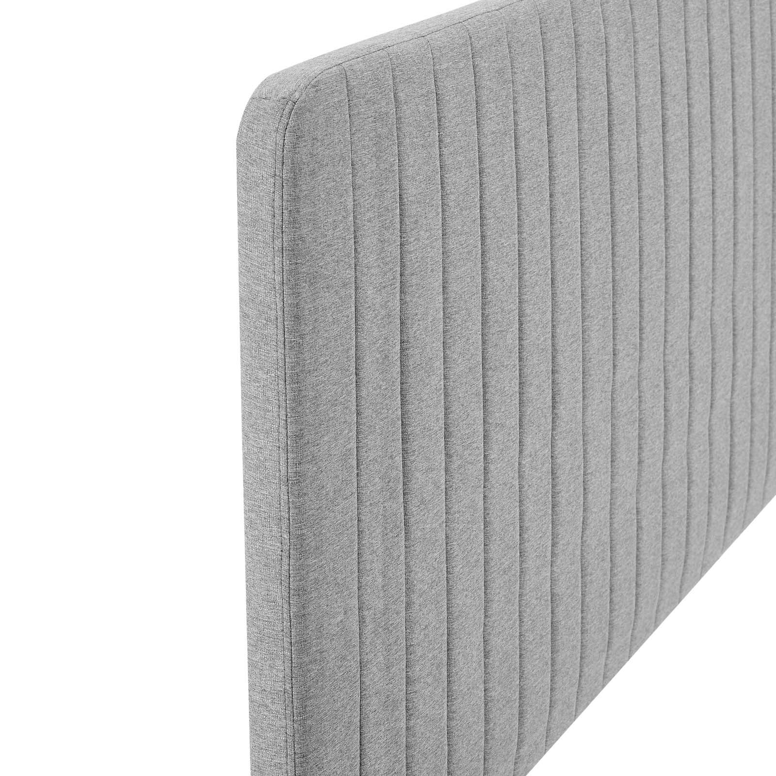 Milenna Channel Tufted Upholstered Fabric King/California King Headboard by Modway