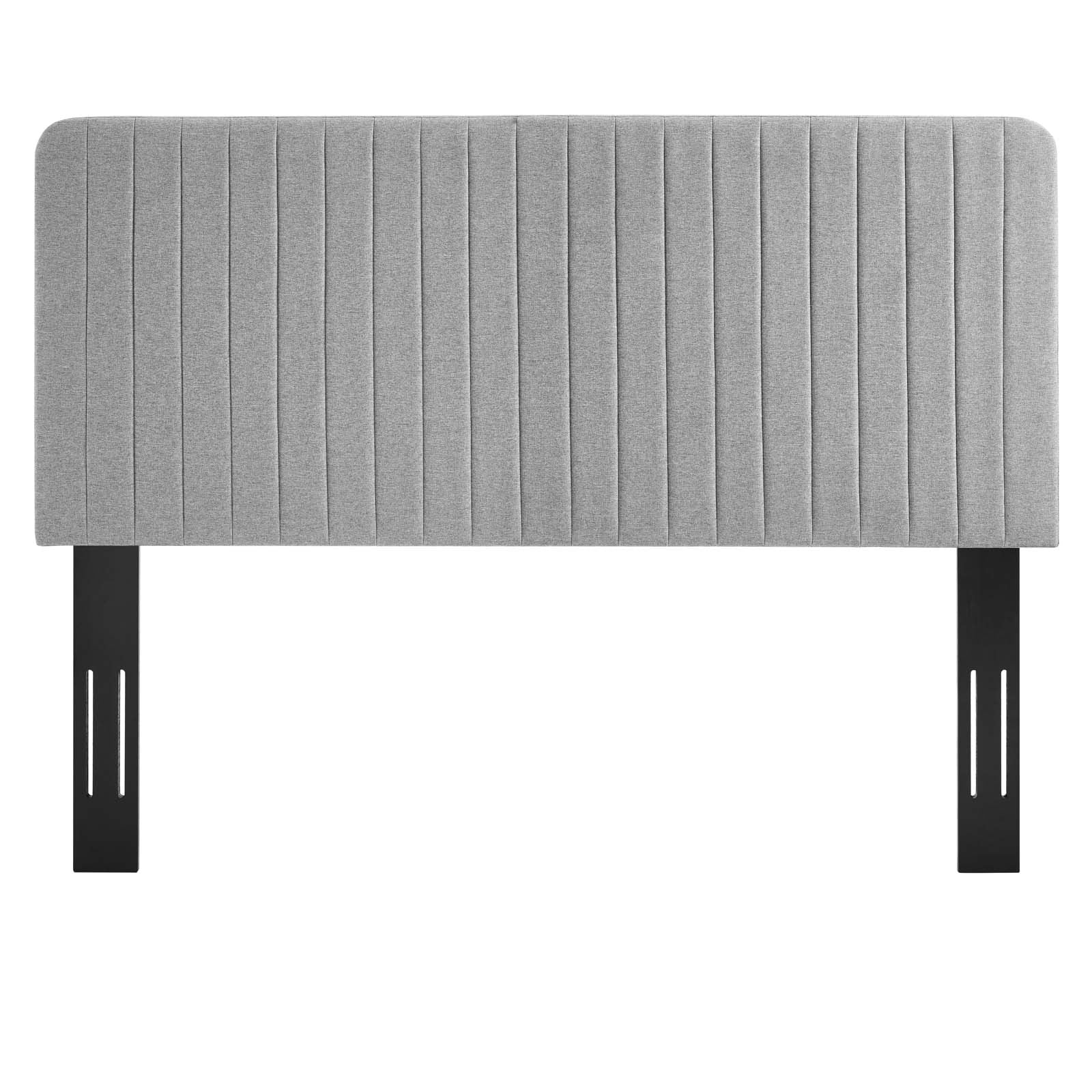 Milenna Channel Tufted Upholstered Fabric King/California King Headboard by Modway