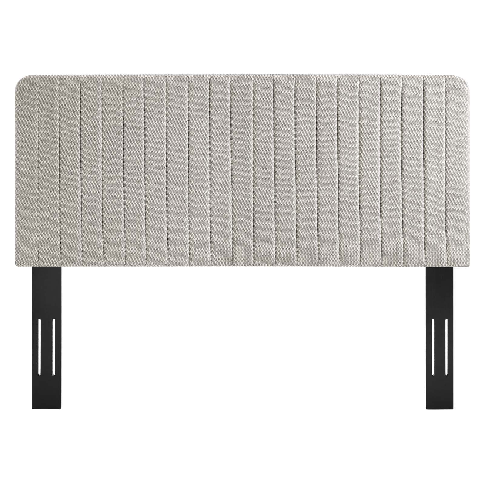 Milenna Channel Tufted Upholstered Fabric King/California King Headboard by Modway