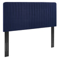 Milenna Channel Tufted Upholstered Fabric King/California King Headboard by Modway