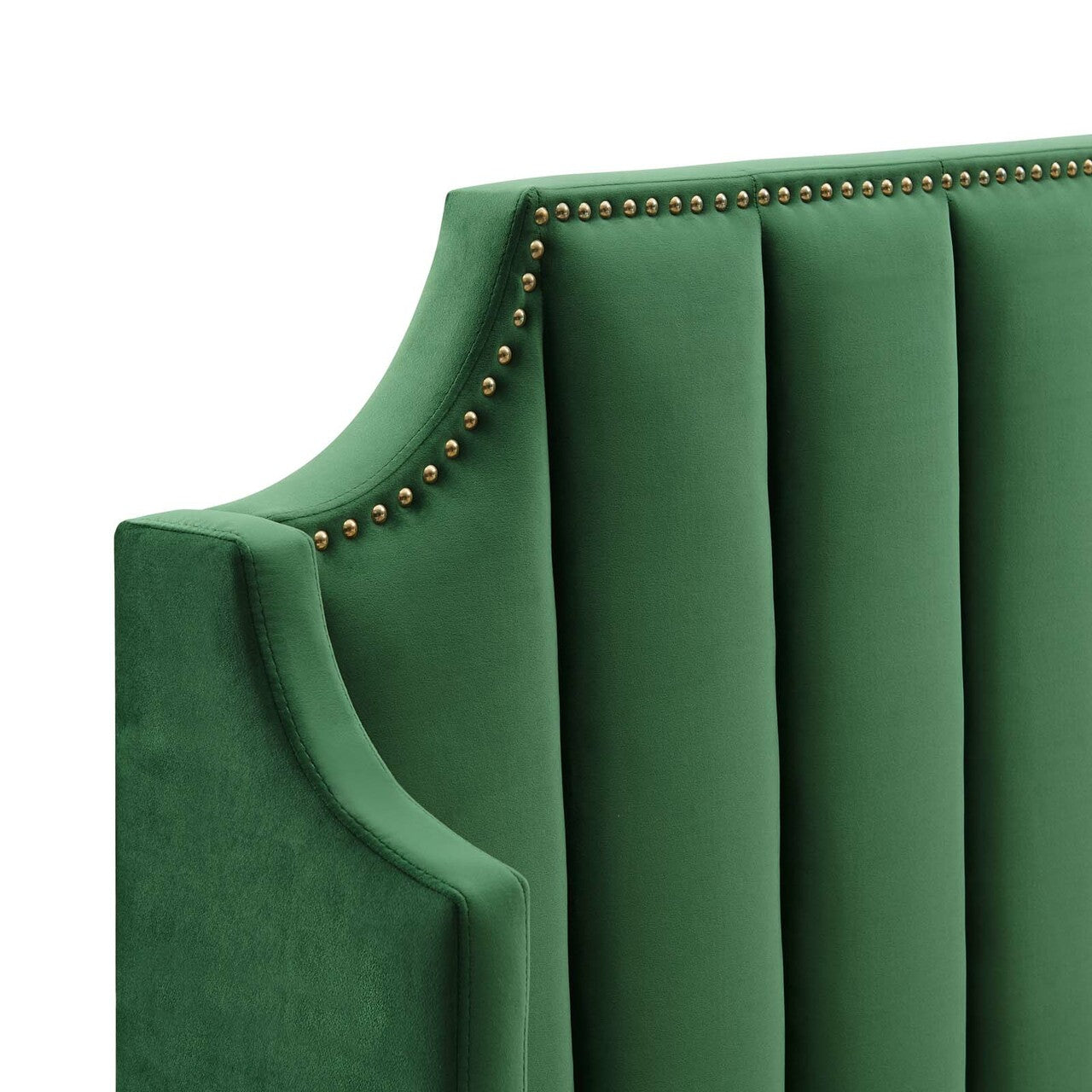 Daniella Performance Velvet Queen Platform Bed by Modway