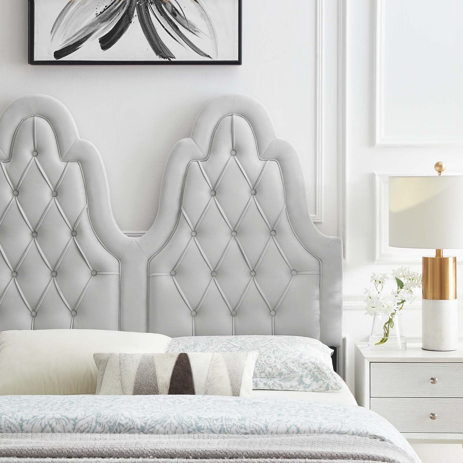 Augustine Tufted Performance Velvet Twin Headboard by Modway