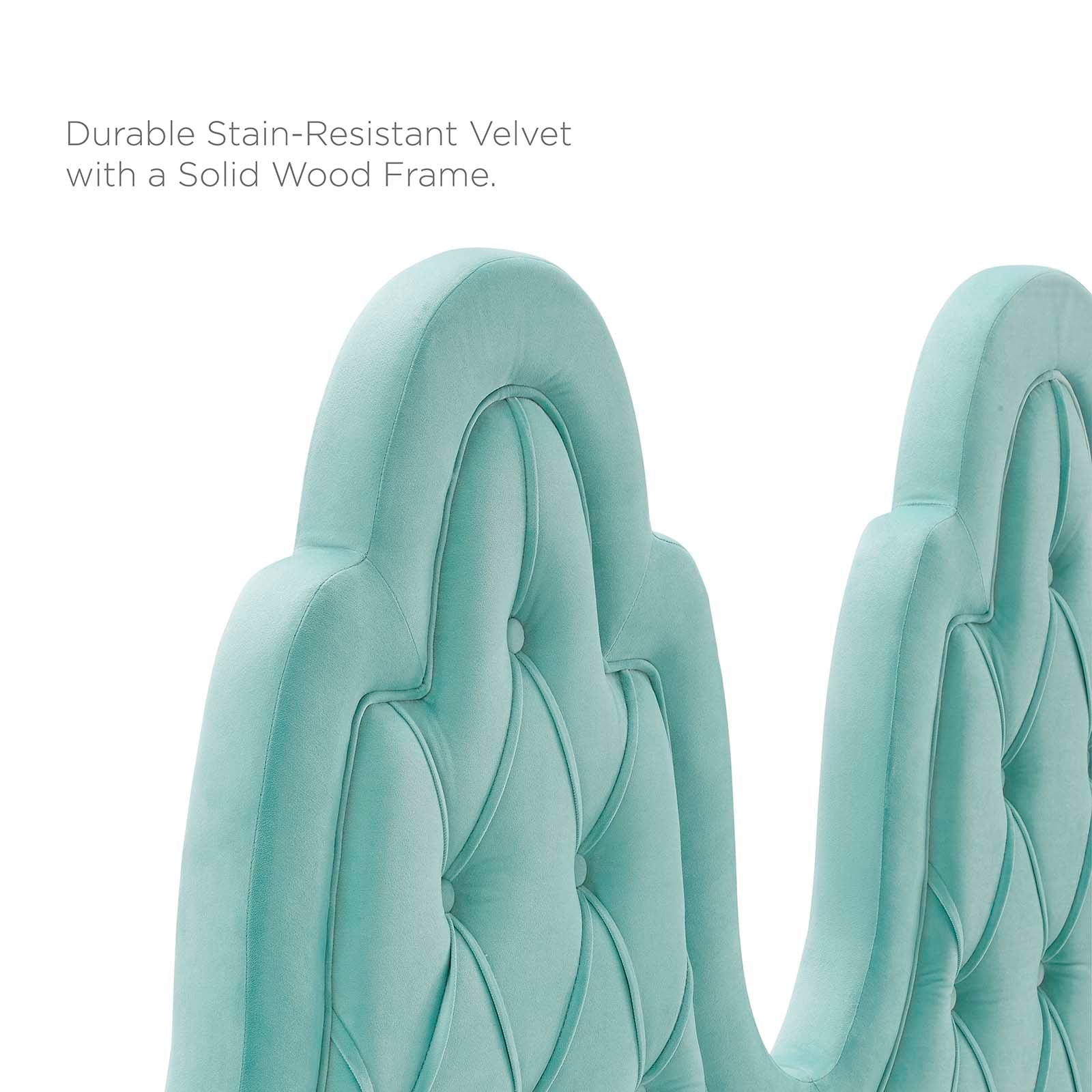 Augustine Tufted Performance Velvet Twin Headboard by Modway