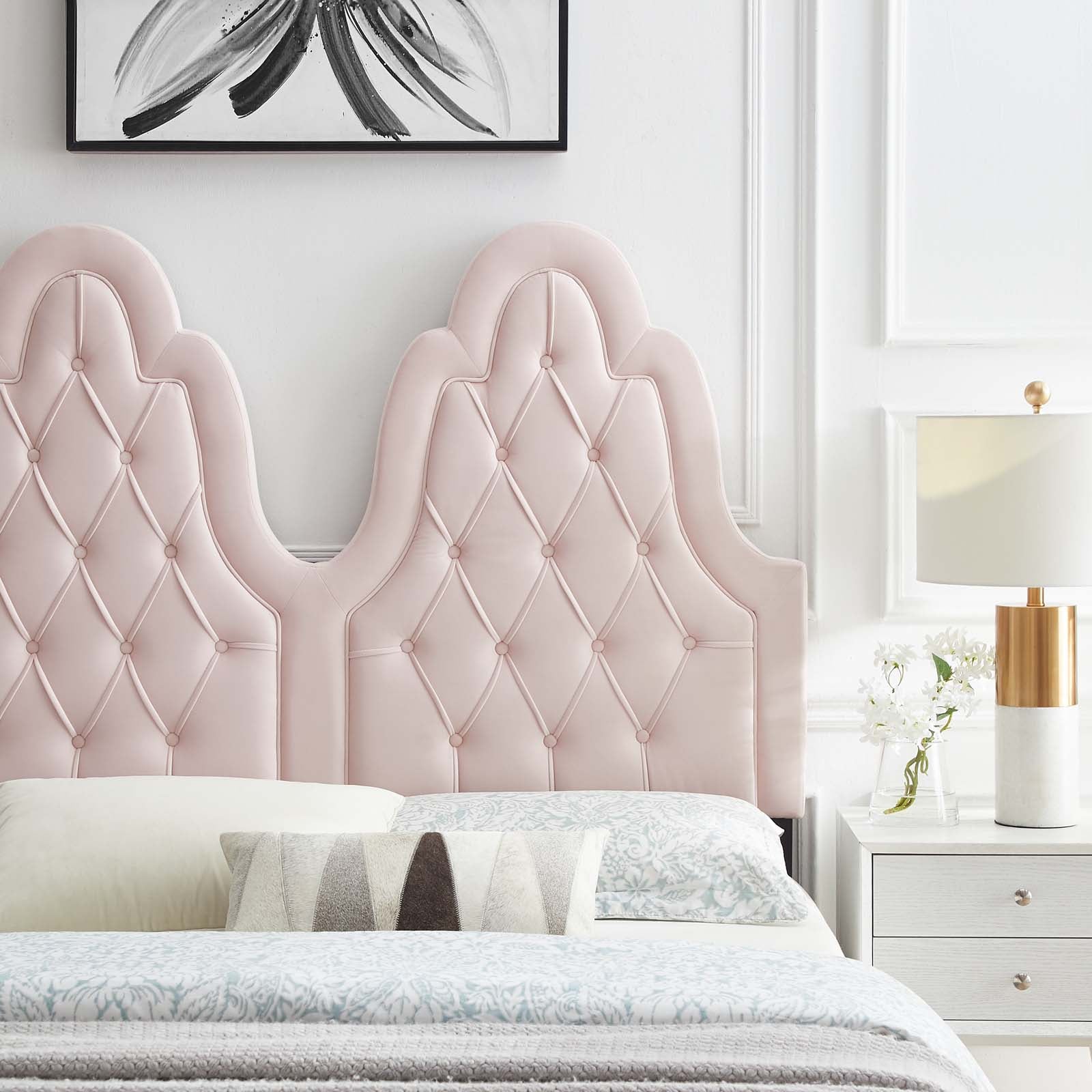 Augustine Tufted Performance Velvet Twin Headboard by Modway