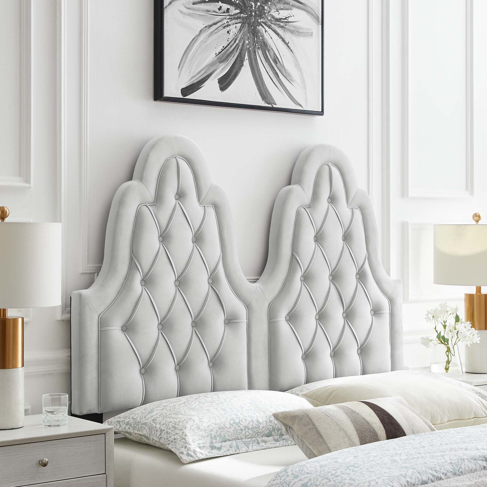 Augustine Tufted Performance Velvet King/California King Headboard by Modway