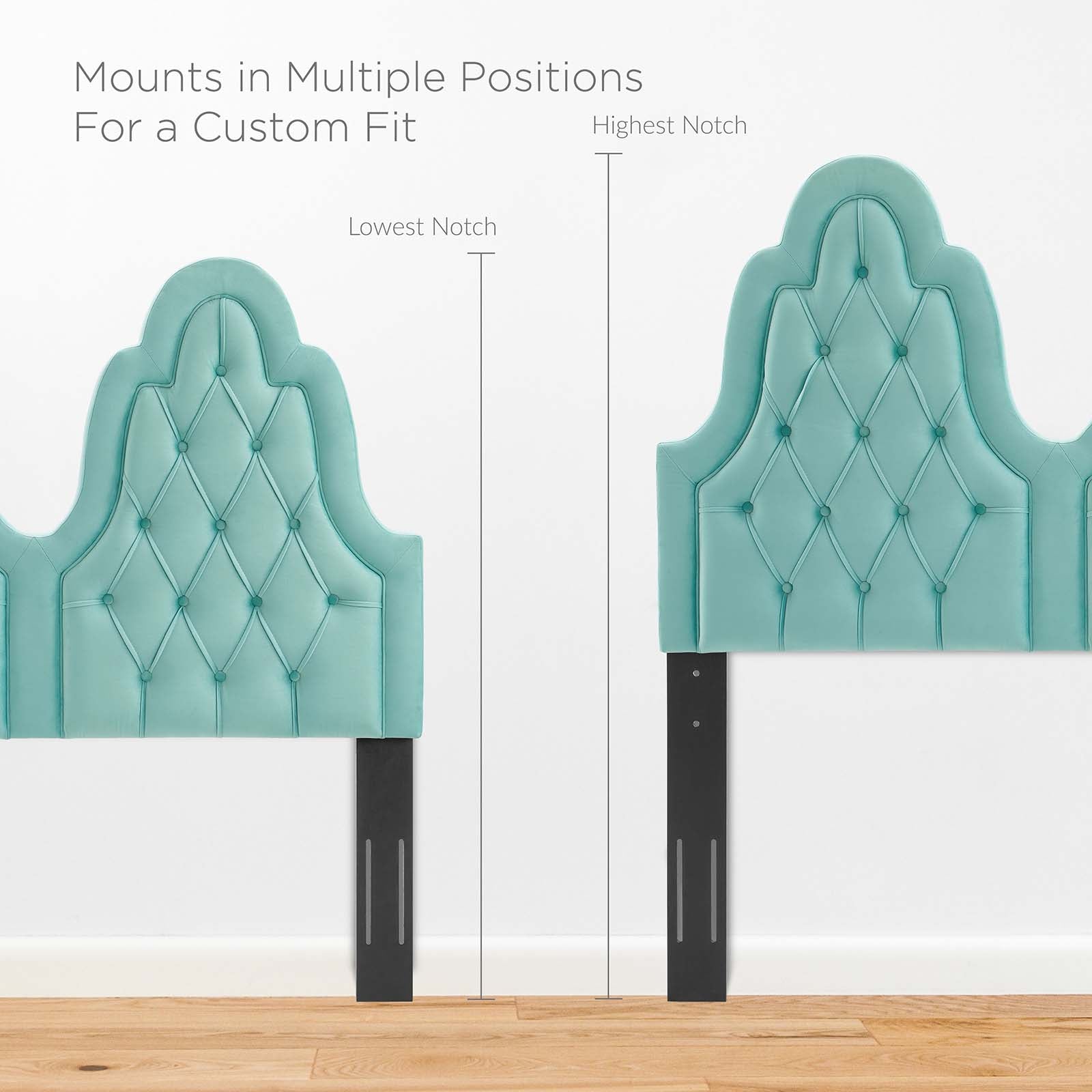 Augustine Tufted Performance Velvet King/California King Headboard by Modway