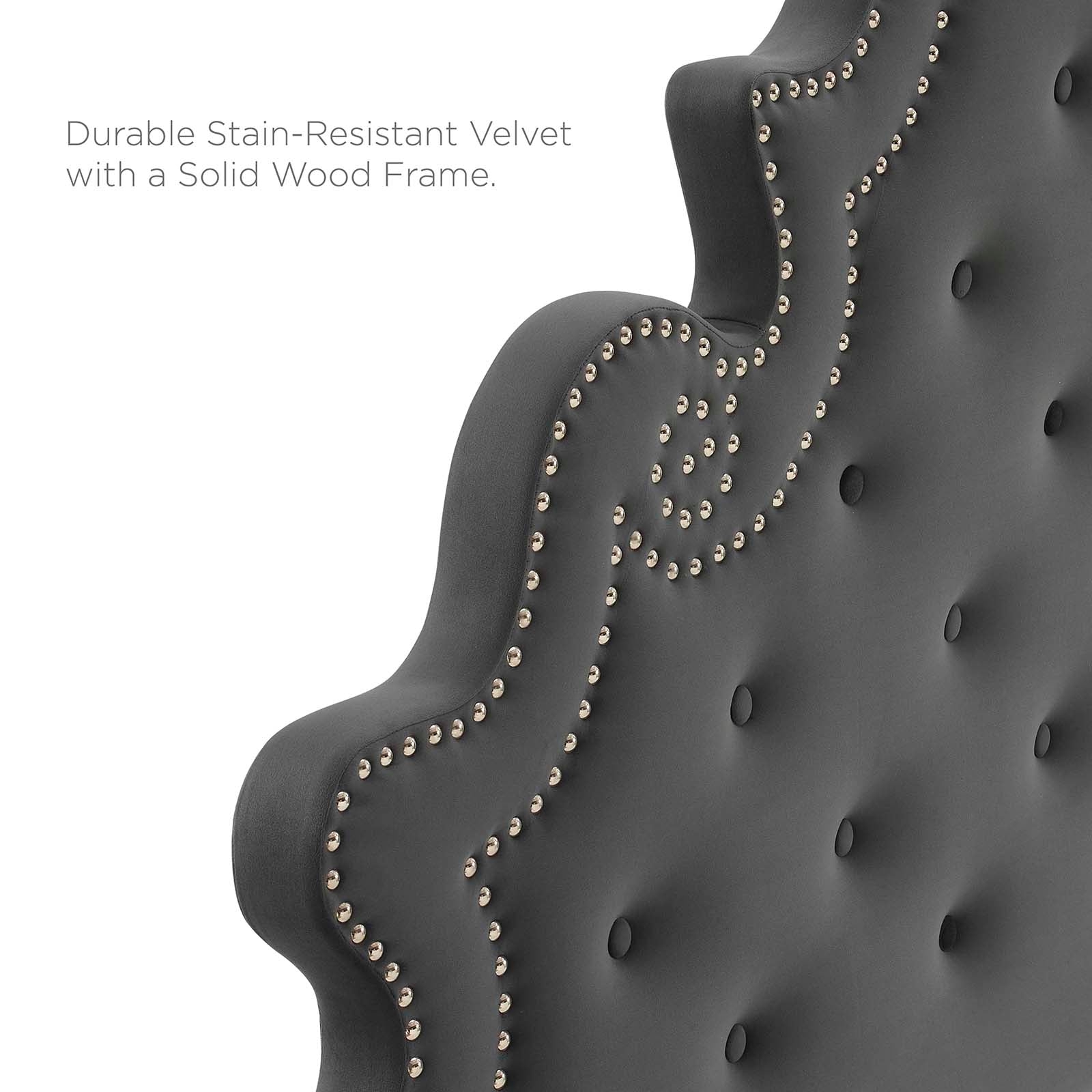 Diana Tufted Performance Velvet Twin Headboard by Modway