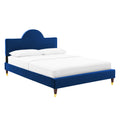 Aurora Performance Velvet Queen Bed by Modway