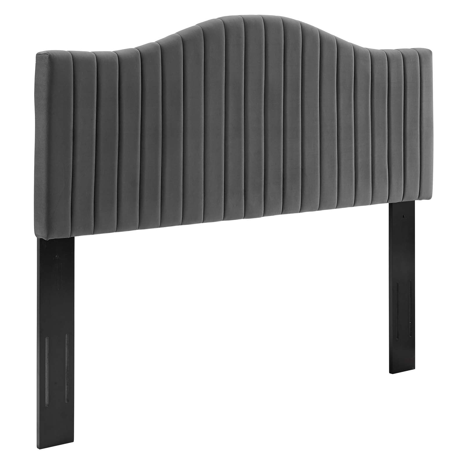 Brielle Channel Tufted Performance Velvet Twin Headboard by Modway