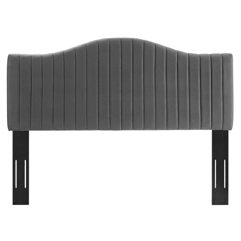 Brielle Channel Tufted Performance Velvet Twin Headboard by Modway
