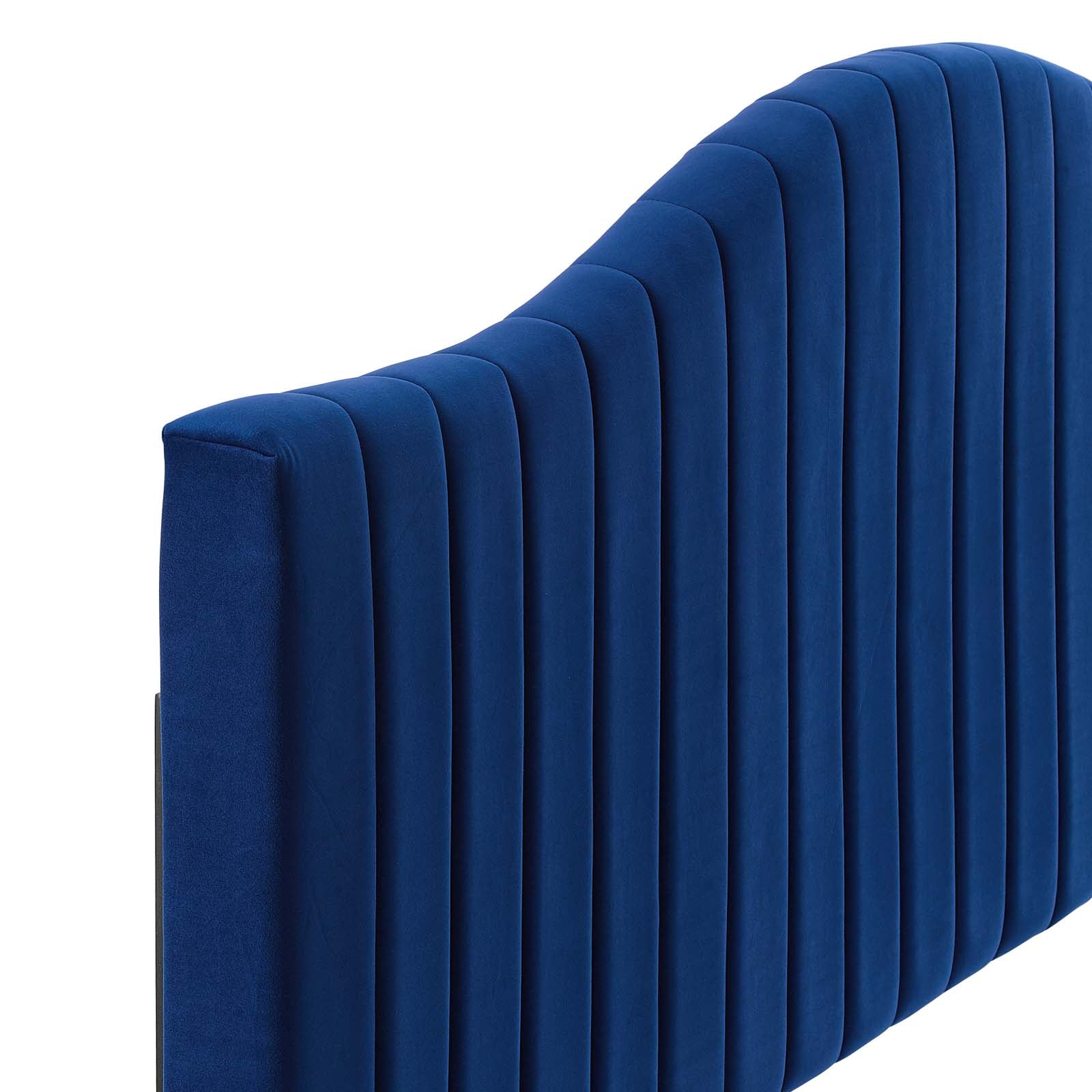 Brielle Channel Tufted Performance Velvet Twin Headboard by Modway