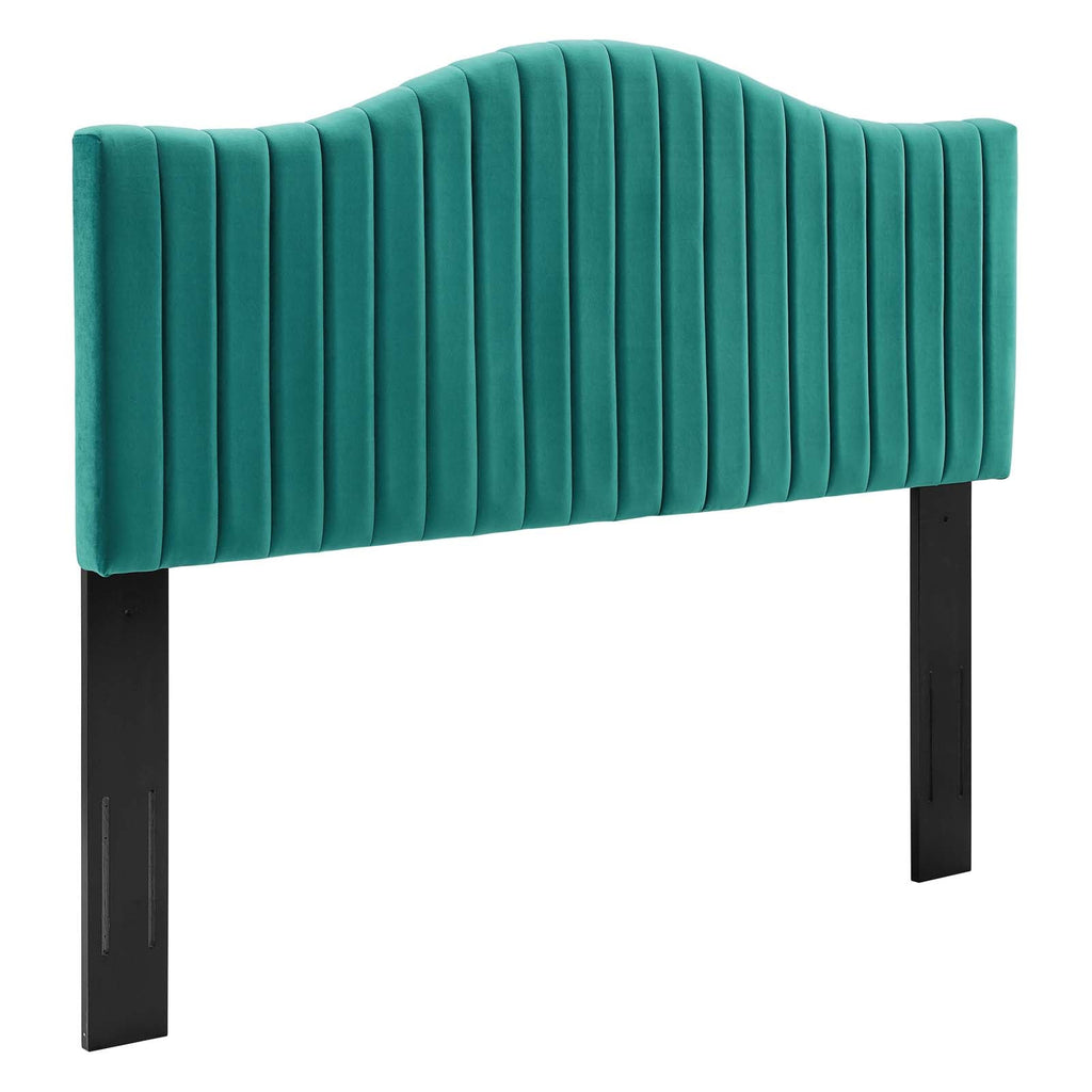 Brielle Channel Tufted Performance Velvet Twin Headboard by Modway