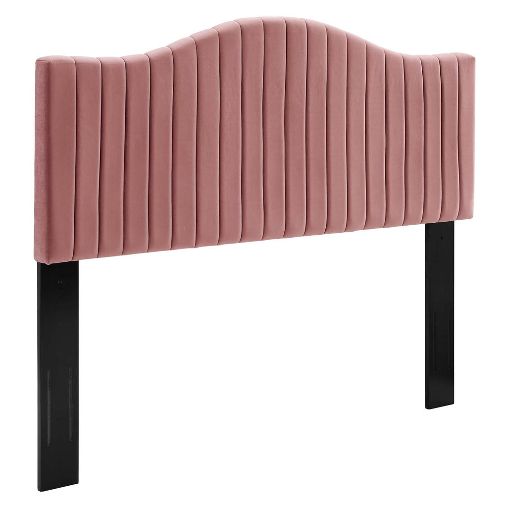 Brielle Channel Tufted Performance Velvet Full/Queen Headboard by Modway