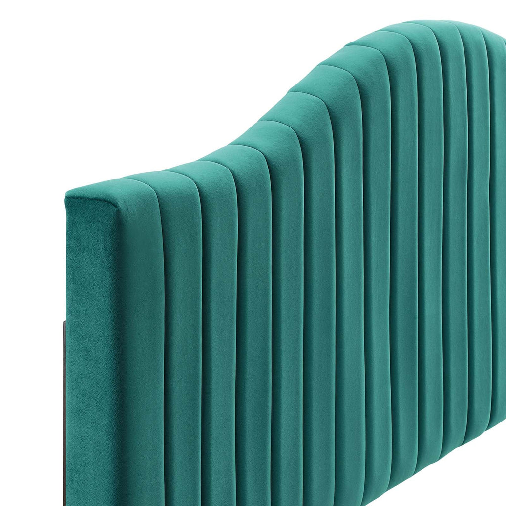 Brielle Channel Tufted Performance Velvet Full/Queen Headboard by Modway
