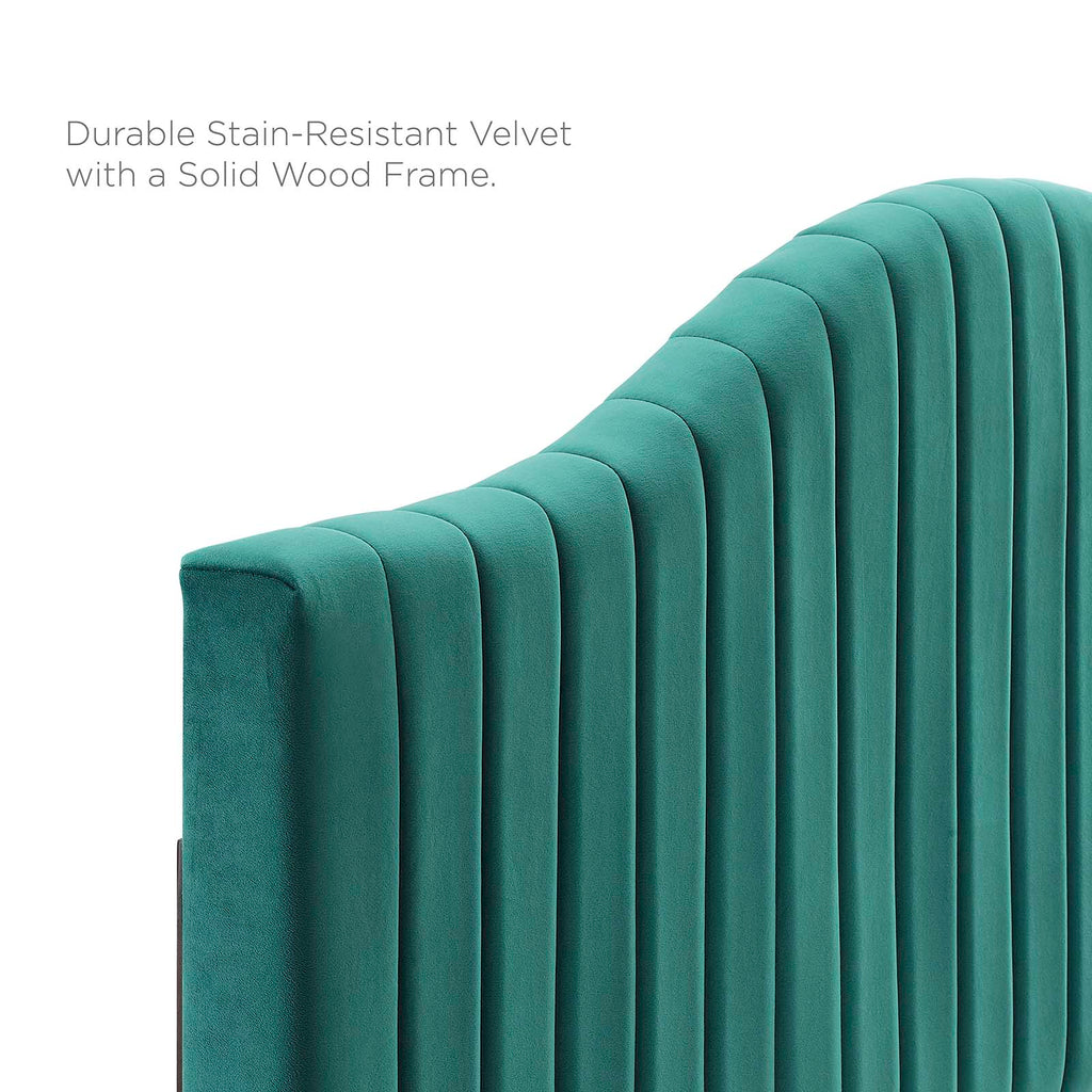 Brielle Channel Tufted Performance Velvet Full/Queen Headboard by Modway