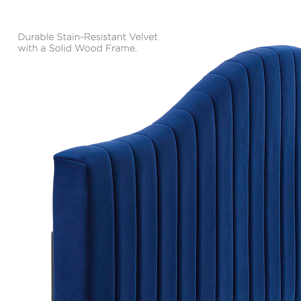 Brielle Channel Tufted Performance Velvet King/California King Headboard by Modway