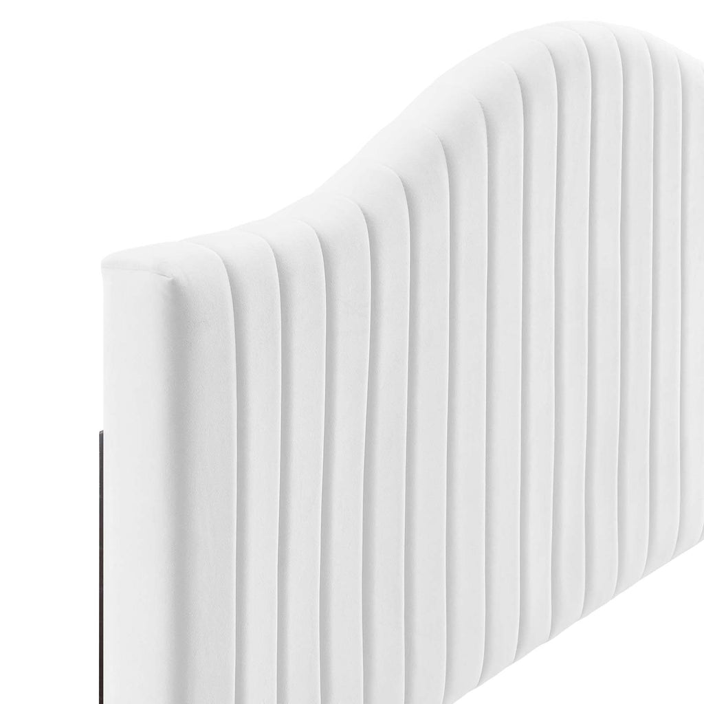 Brielle Channel Tufted Performance Velvet King/California King Headboard by Modway