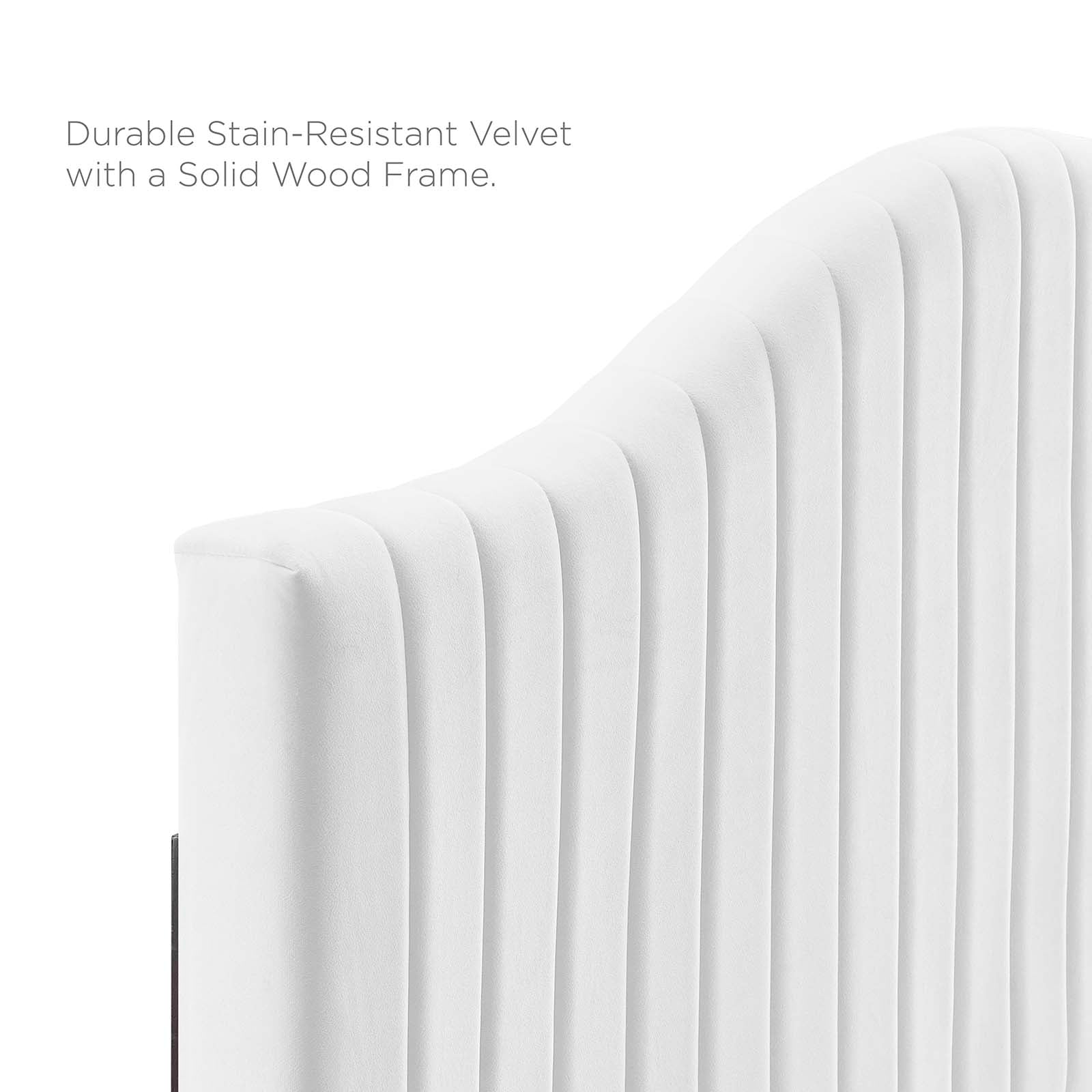 Brielle Channel Tufted Performance Velvet King/California King Headboard by Modway