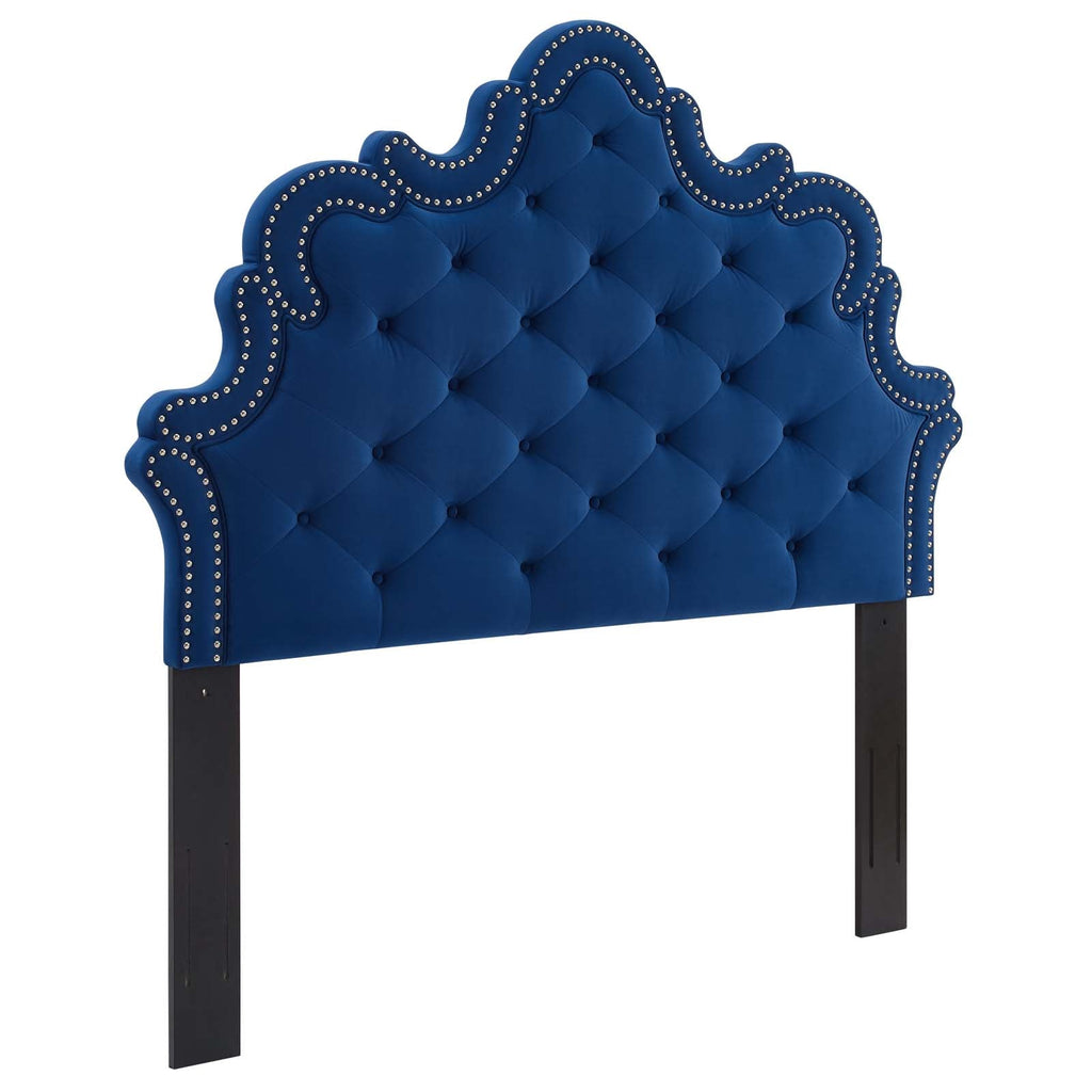 Arabella Button-Tufted Performance Velvet Twin Headboard by Modway