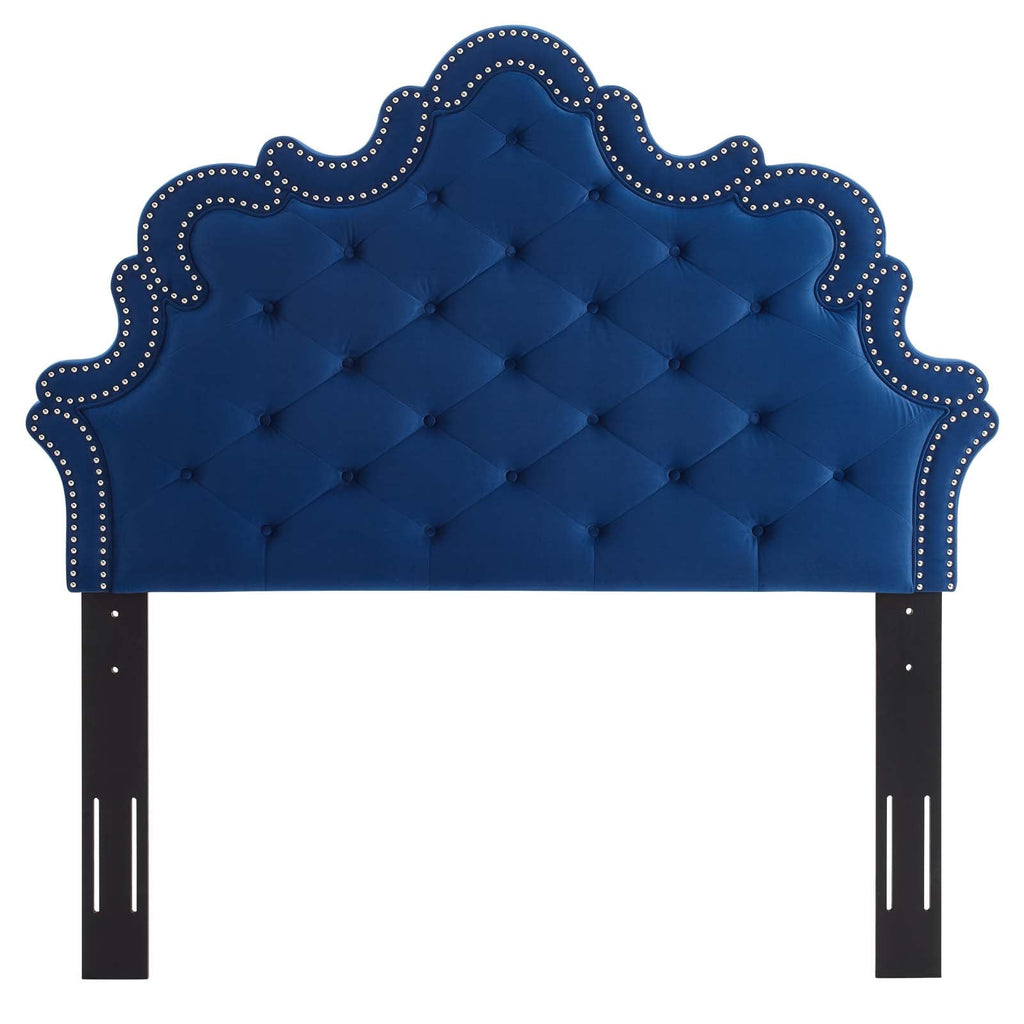 Arabella Button-Tufted Performance Velvet Twin Headboard by Modway