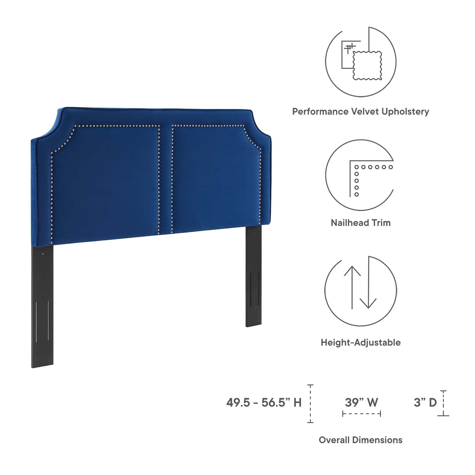 Cynthia Performance Velvet Twin Headboard by Modway
