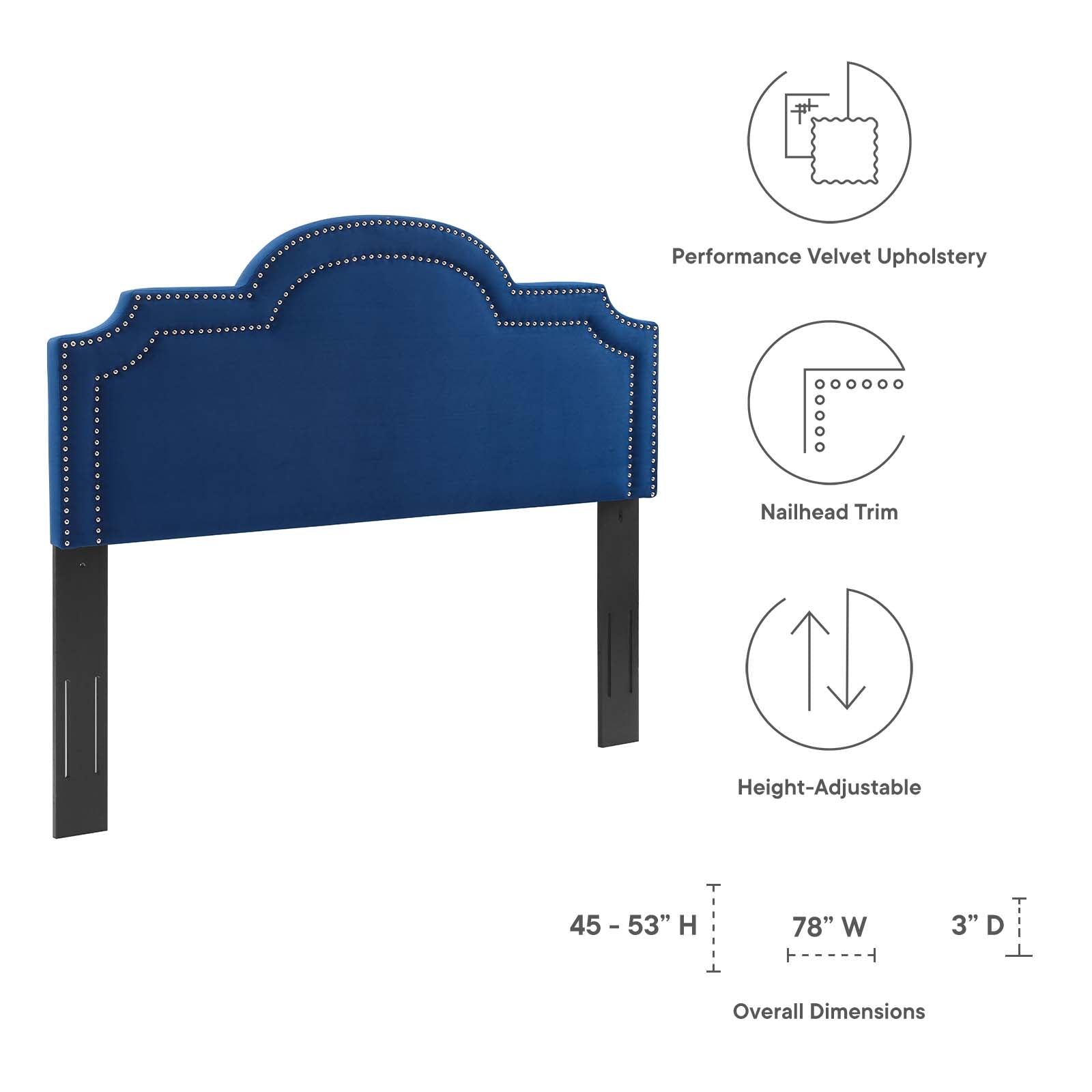 Belinda Performance Velvet King/California King Headboard by Modway