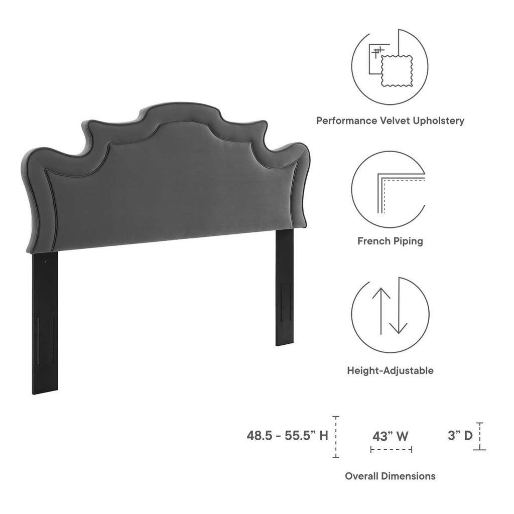 Evangeline Performance Velvet Twin Headboard by Modway