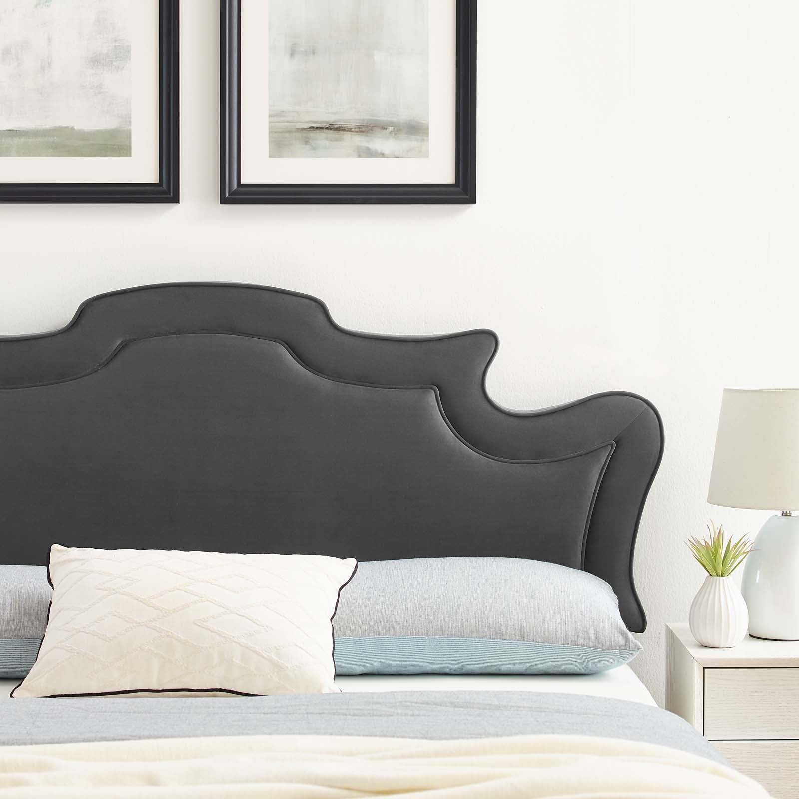 Evangeline Performance Velvet Twin Headboard by Modway