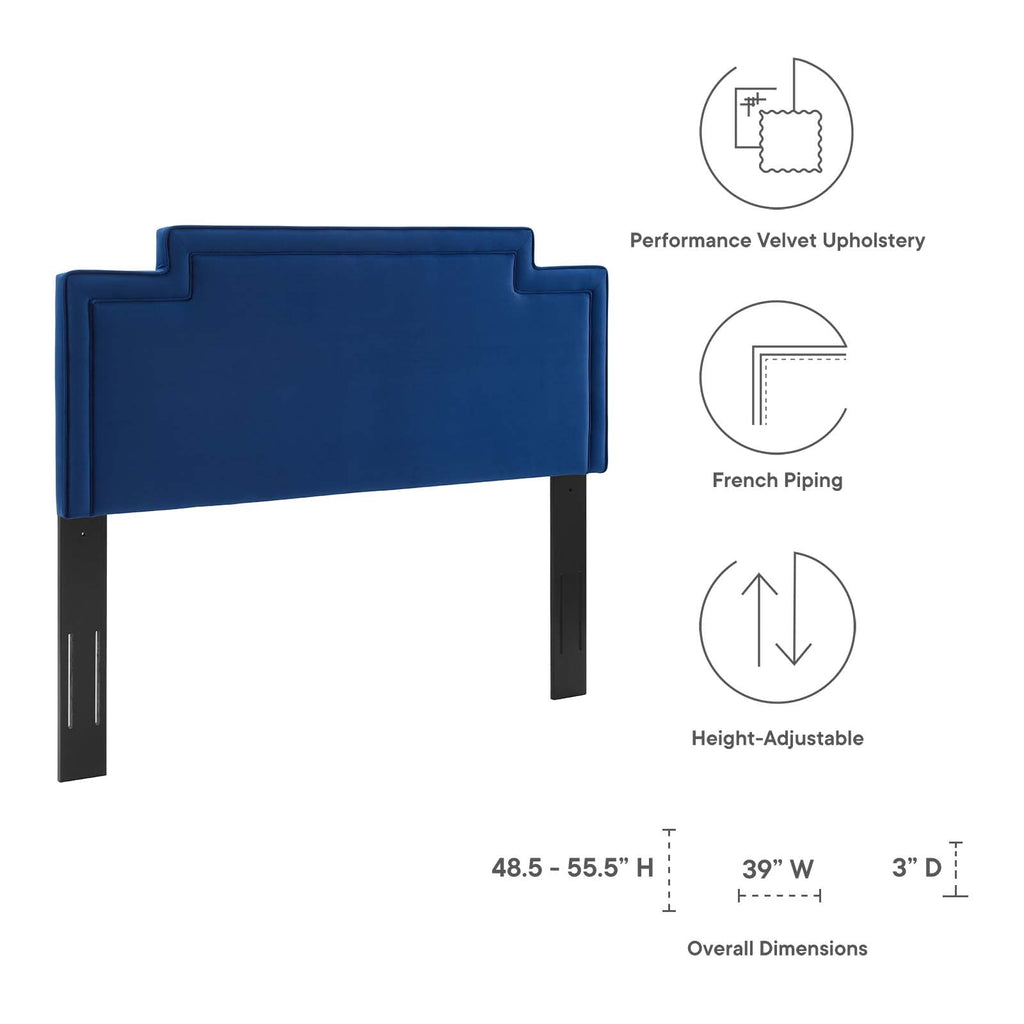 Transfix Performance Velvet Twin Headboard by Modway