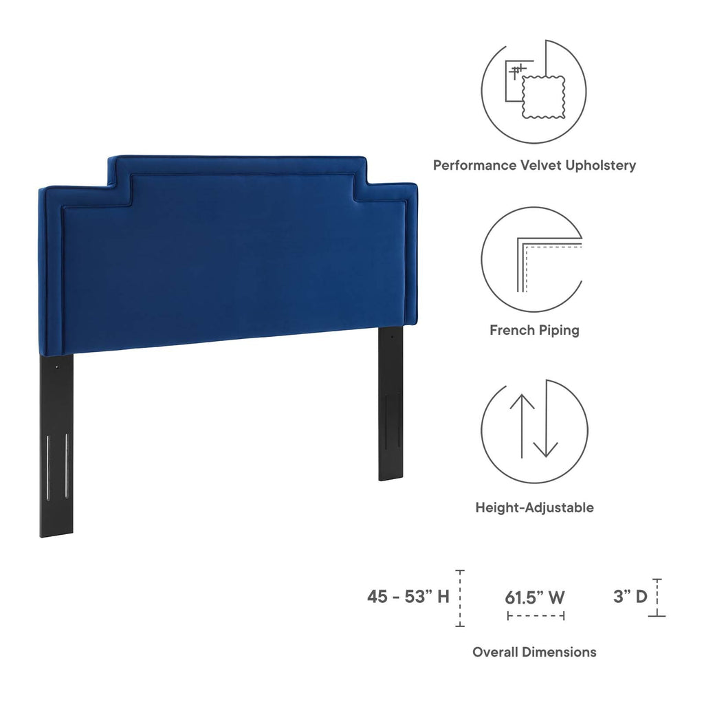 Transfix Performance Velvet Full/Queen Headboard by Modway