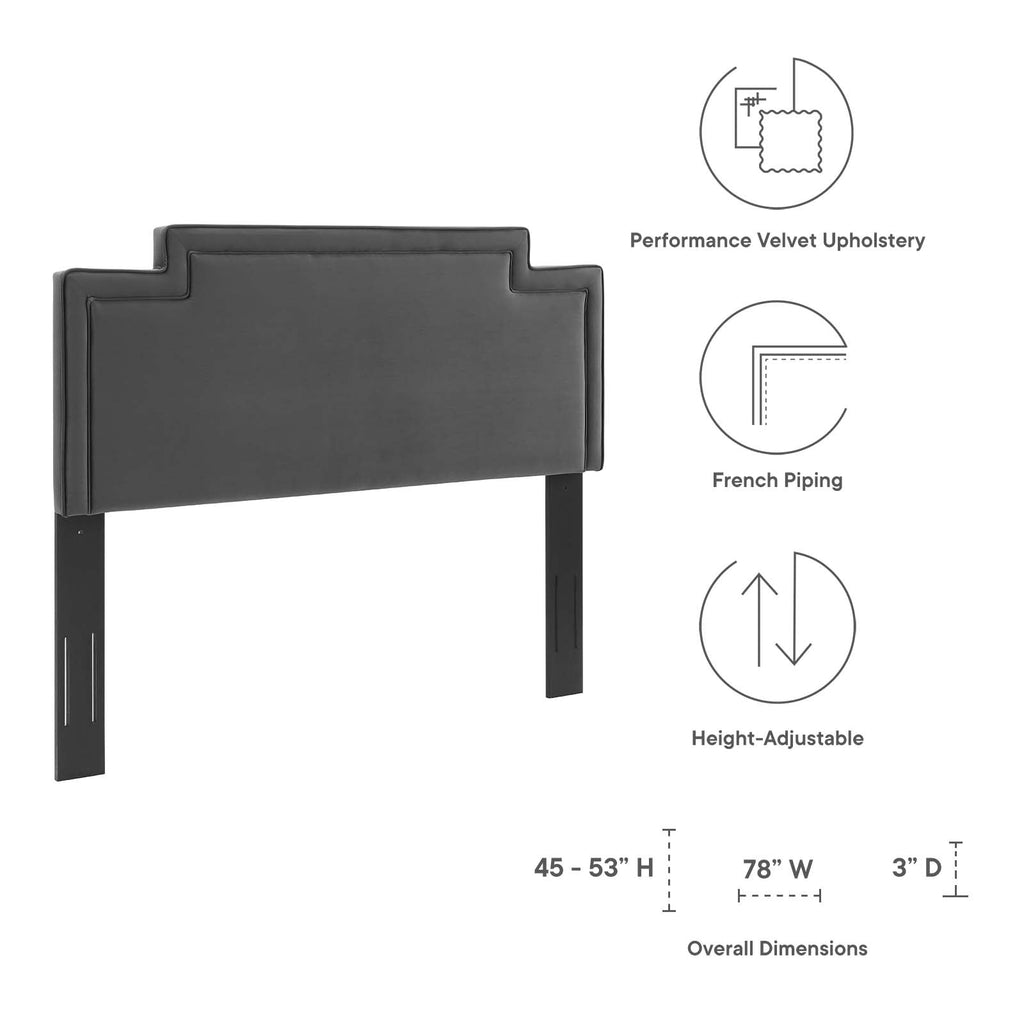 Transfix Performance Velvet King/California King Headboard by Modway