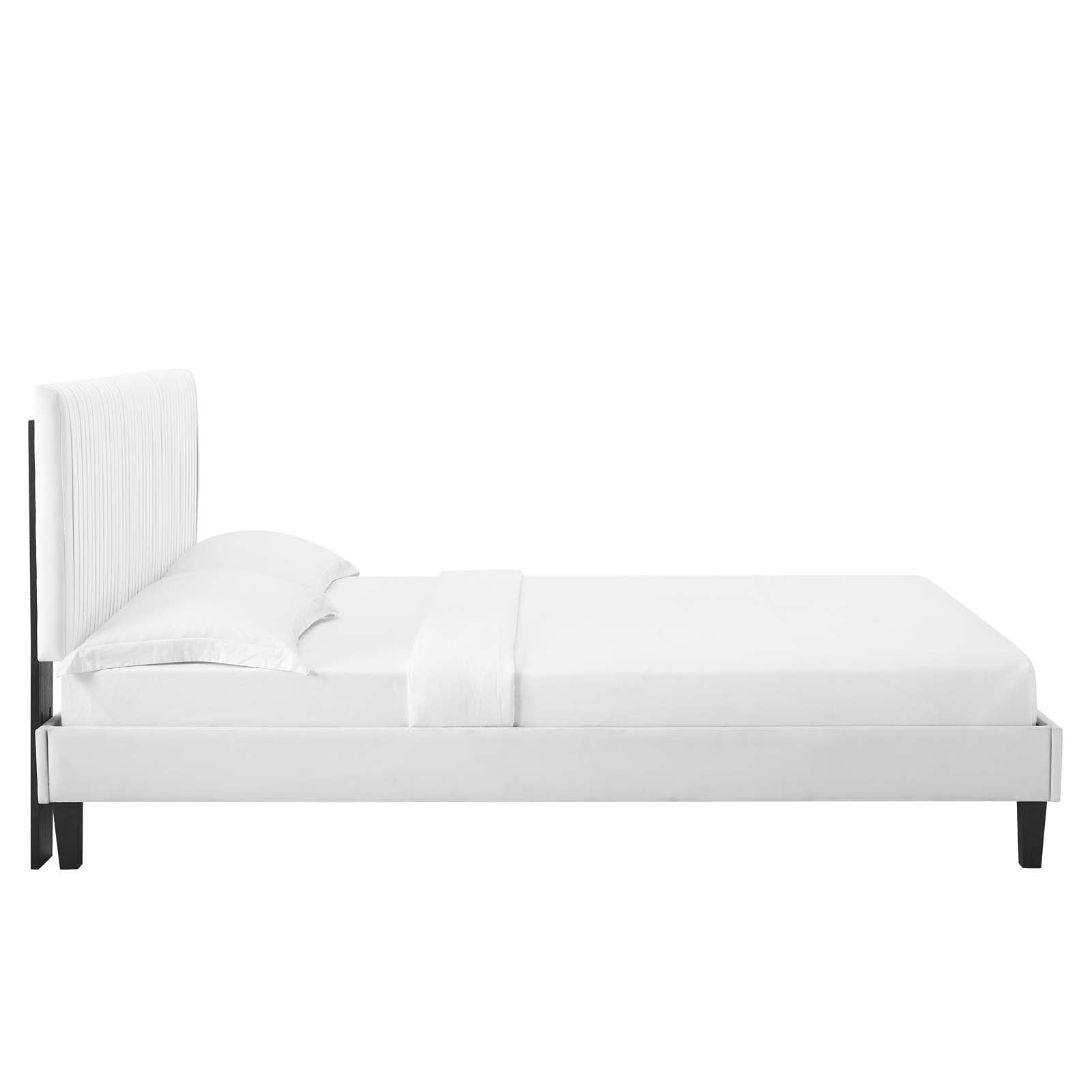 Peyton Performance Velvet Queen Platform Bed by Modway