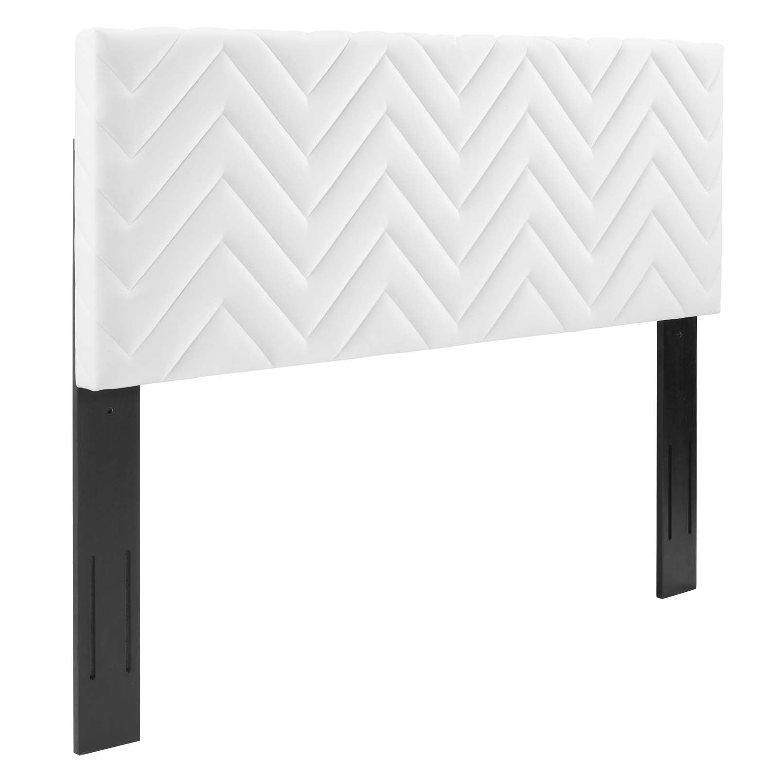 Mercy Chevron Tufted Performance Velvet Full/Queen Headboard by Modway