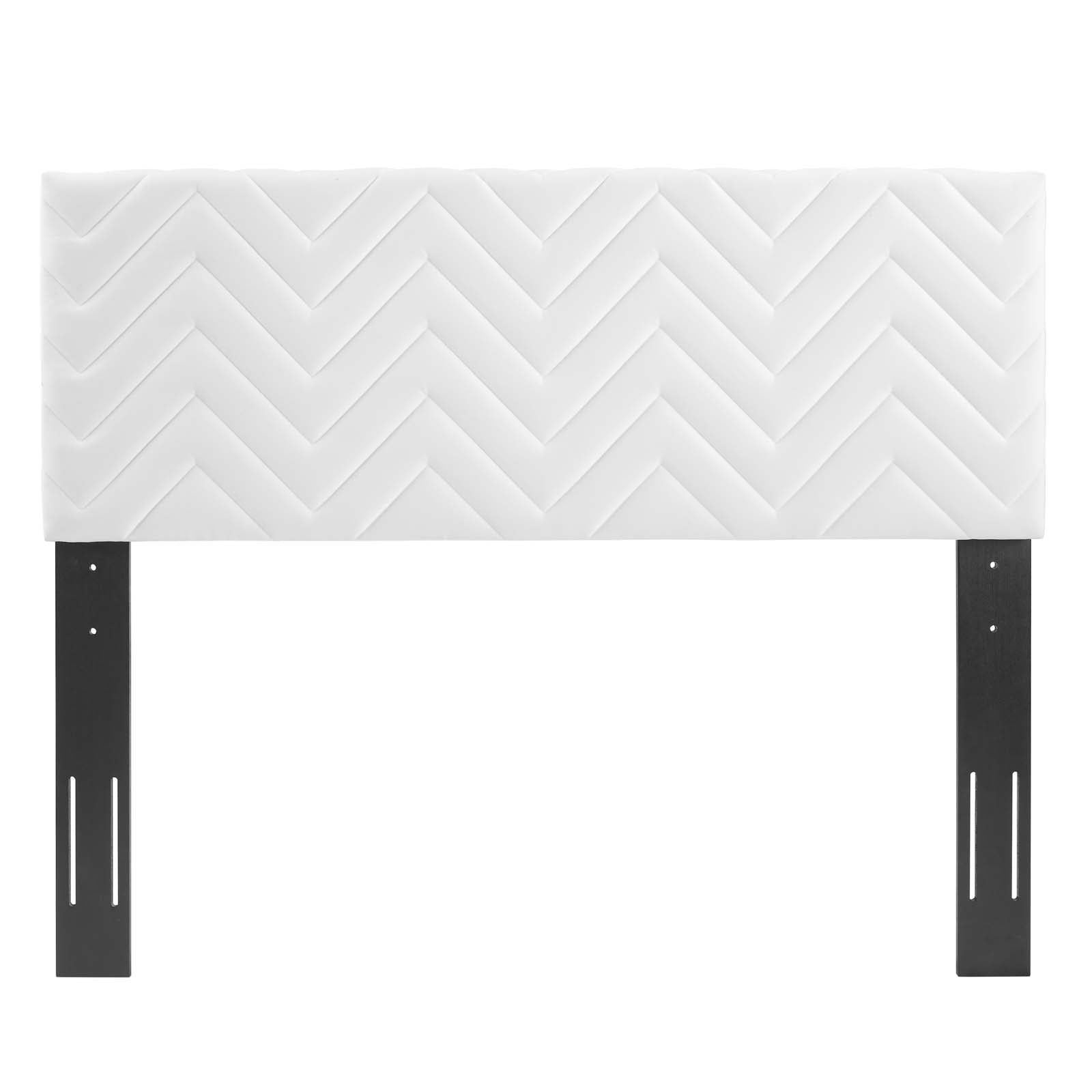 Mercy Chevron Tufted Performance Velvet Full/Queen Headboard by Modway
