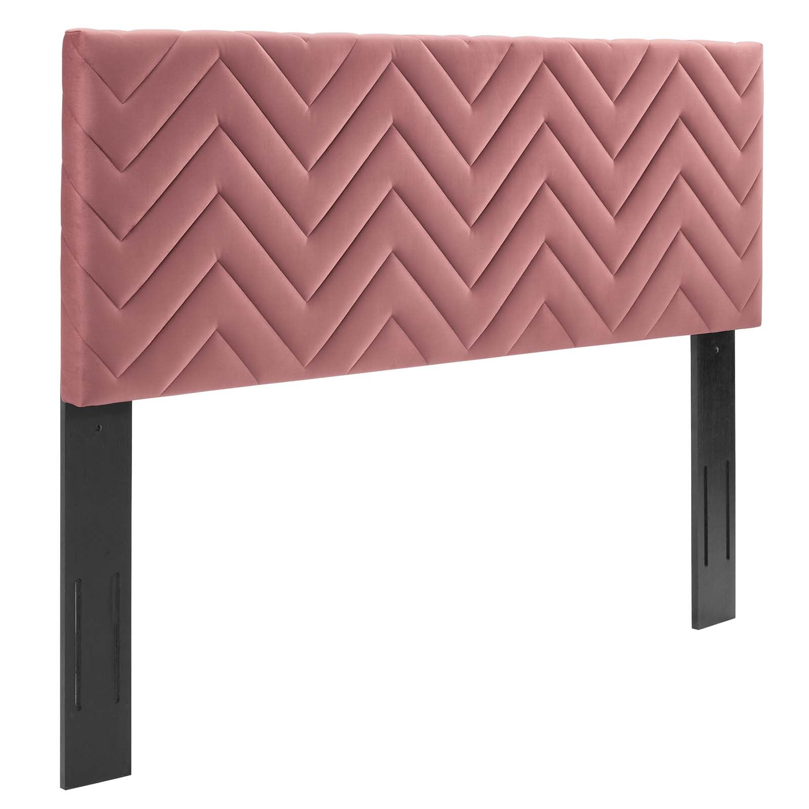 Mercy Chevron Tufted Performance Velvet King/California King Headboard by Modway