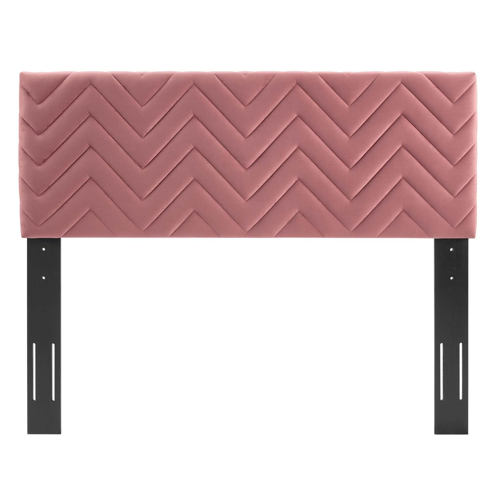Mercy Chevron Tufted Performance Velvet King/California King Headboard by Modway