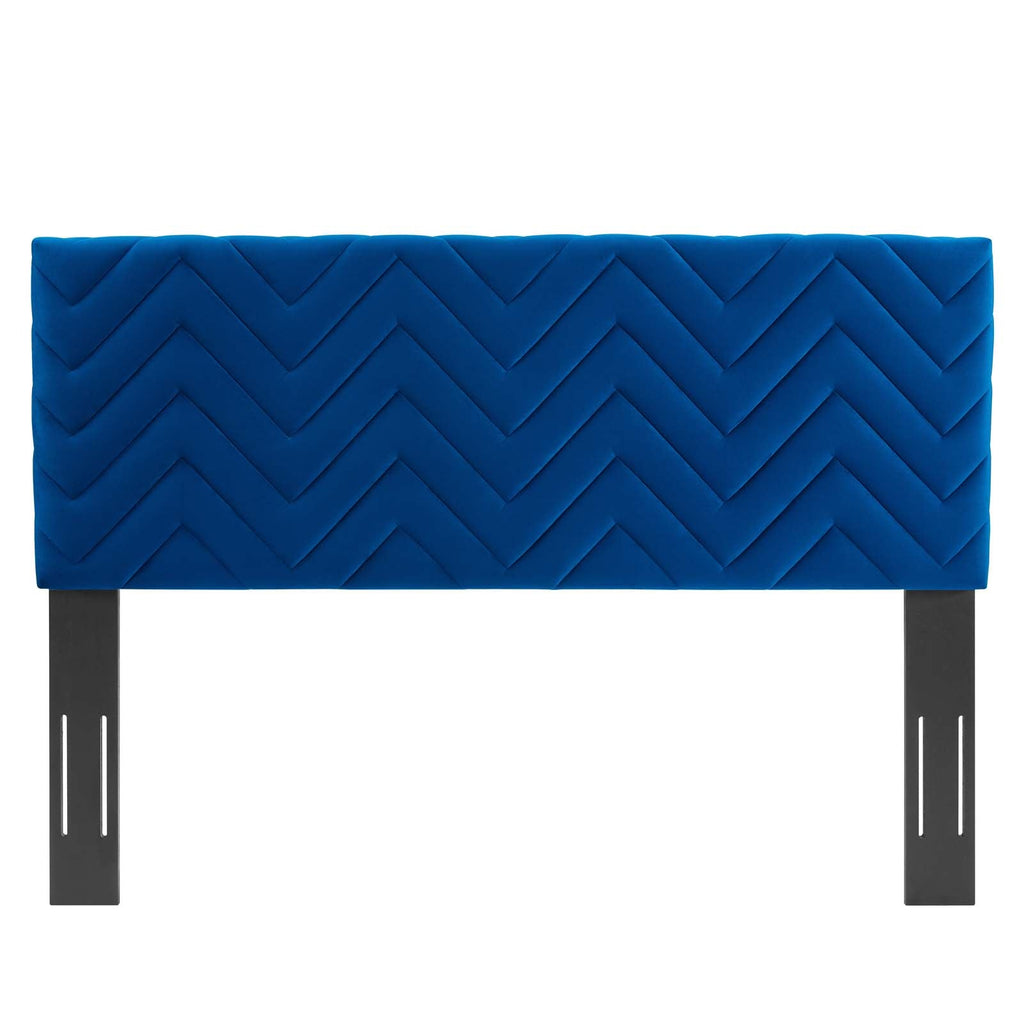 Mercy Chevron Tufted Performance Velvet King/California King Headboard by Modway