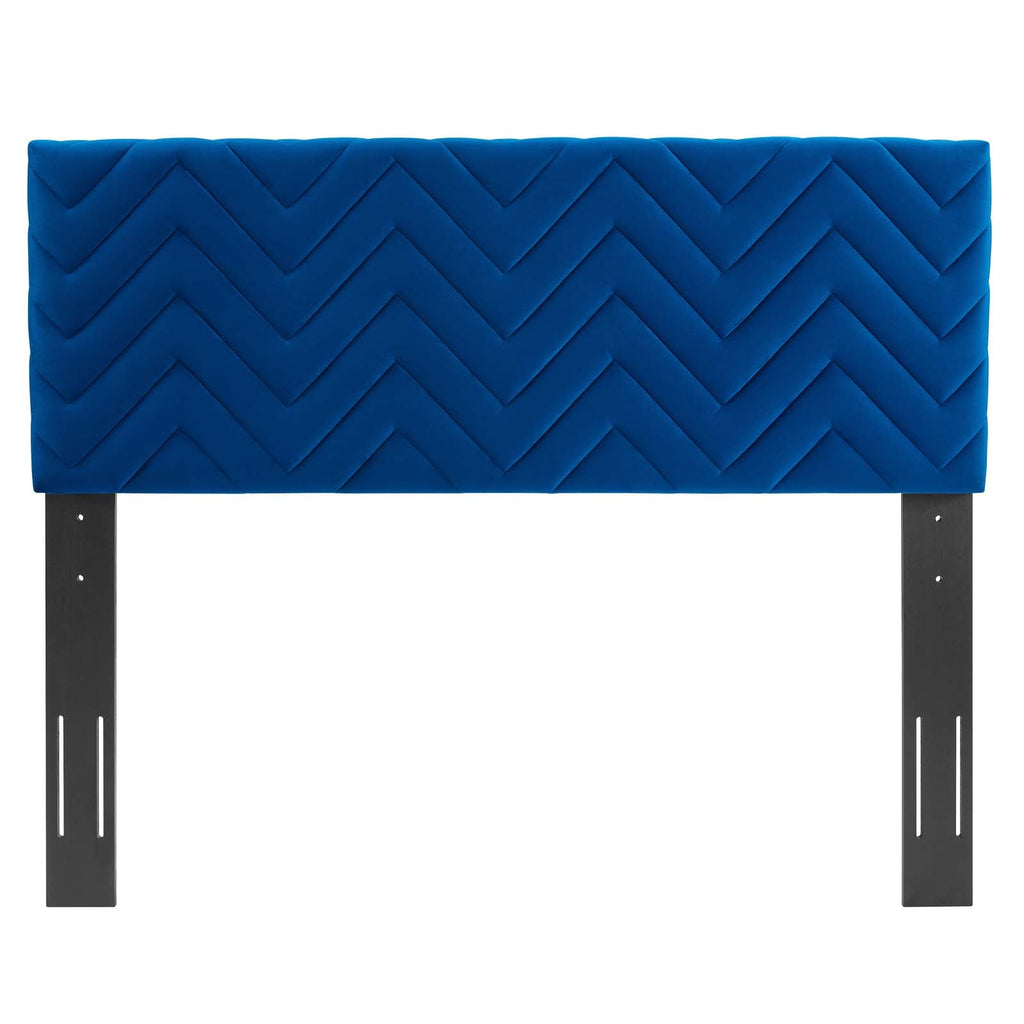 Mercy Chevron Tufted Performance Velvet King/California King Headboard by Modway