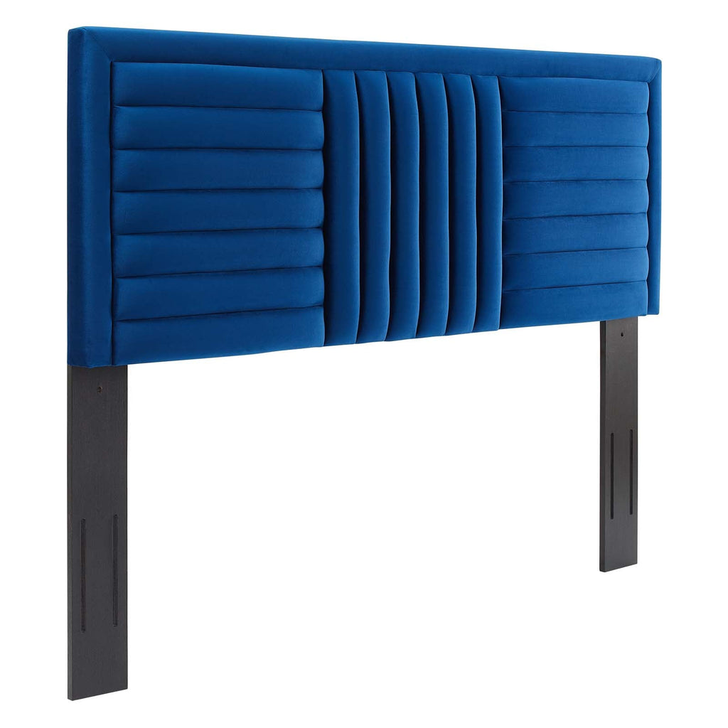 Believe Channel Tufted Performance Velvet Twin Headboard by Modway