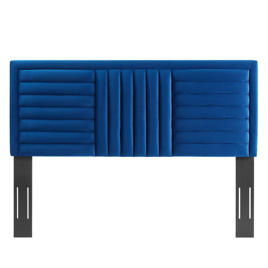 Believe Channel Tufted Performance Velvet Twin Headboard by Modway