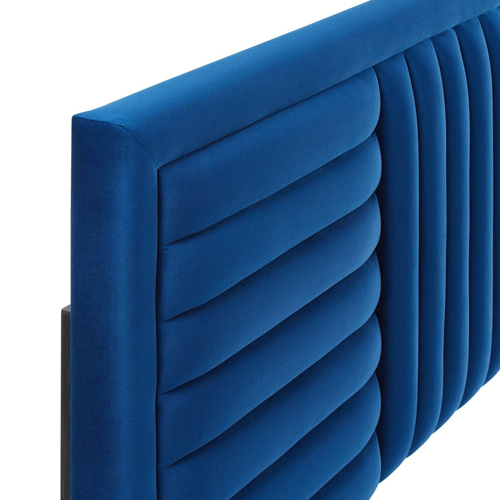 Believe Channel Tufted Performance Velvet Twin Headboard by Modway