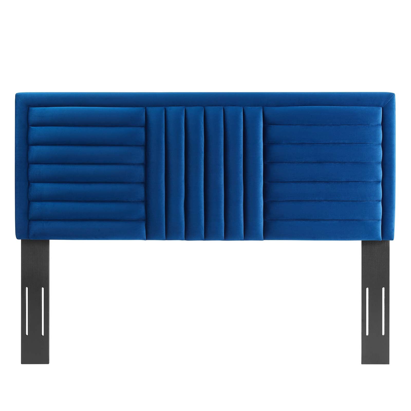 Believe Channel Tufted Performance Velvet Full/Queen Headboard by Modway