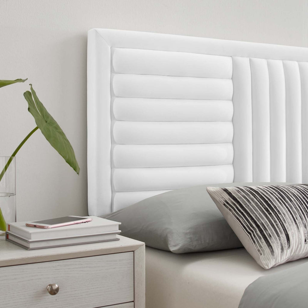 Believe Channel Tufted Performance Velvet Full/Queen Headboard by Modway