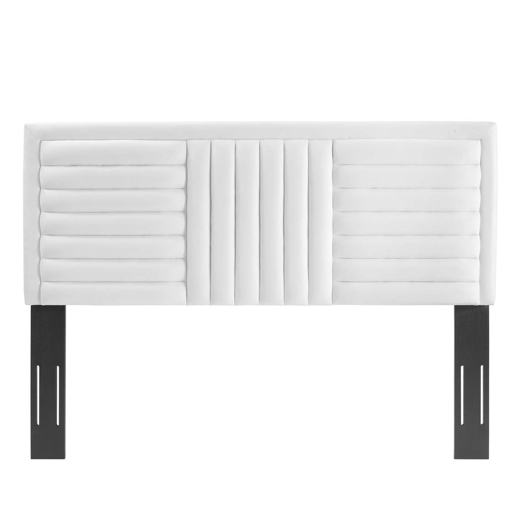 Believe Channel Tufted Performance Velvet King/California King Headboard by Modway