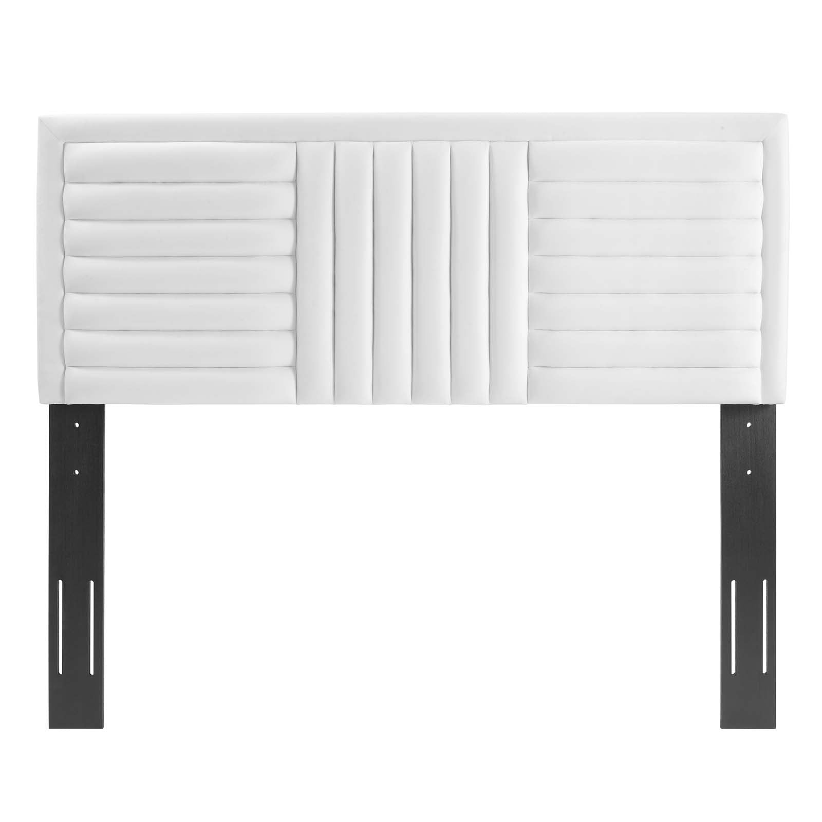 Believe Channel Tufted Performance Velvet King/California King Headboard by Modway